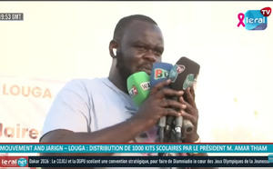 Le mouvement AND JARIGN LOUGA distribue 1 000 kits scolaires à Louga