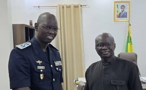 Oumar Pène en visite à la Police nationale : Vers un hymne au dialogue et à la paix