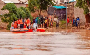 Podor : La crue du fleuve Sénégal chasse des familles à Guédé Wouro