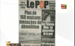 Revue de presse Kenkelibaa RTS1 du mercredi 30 mars 2016 