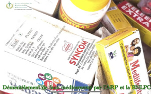 L’ARP saisit des produits non autorisés d’une valeur de 50 millions FCfa, à Guédiawaye