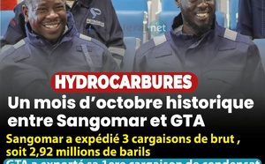 Hydrocarbures : Un mois d’octobre historique entre Sangomar et GTA