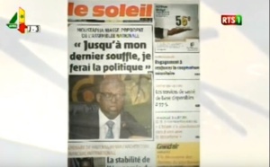 Revue de Presse Kenkelibaa RTS1 du Vendredi 01 Avril 2016