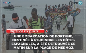 Migration irrégulière : Une embarcation de fortune, retrouvée sur la plage de Mermoz, ce dimanche