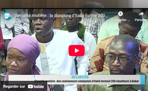 Sécurité routière : La diaspora d’Italie forme 200 chauffeurs à Dakar