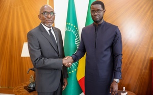 Photos : Audience du président de la République, Bassirou Diomaye Faye à Me Aly Fall, Bâtonnier de l’Ordre des avocats du Sénégal, ce mardi