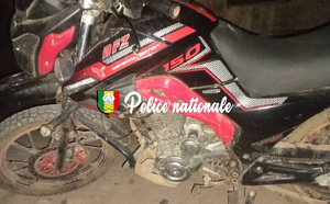 Moto volée puis accidentée : La Police met la main sur un des auteurs