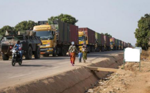 Au moins 24 camions sénégalais bloqués à la frontière sénégalo-gambienne