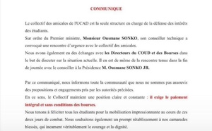 Rencontres d’urgence à l’UCAD : Le Collectif reste ferme sur ses revendications