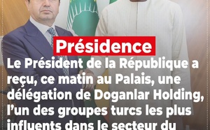 Palais : Le président de la République, Bassirou Diomaye Faye a reçu une délégation de Doganlar Holding, l’un des groupes turcs majeurs dans le secteur du mobilier, ce vendredi