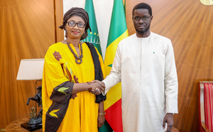 Le Président reçoit la ministre malienne des Transports et le Comité des ministres de l’Asecna