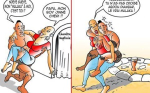 Ndèye Guèye et son mari Papa Boy Djinné, A mourir de rire