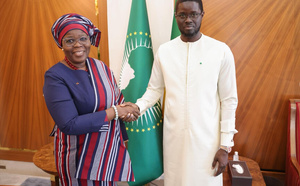 Photos : Le président de la République a reçu en audience Mme Mariam YERIMA, Vice-Présidente et Grande Chancelière des Ordres nationaux du Bénin, ce jeudi