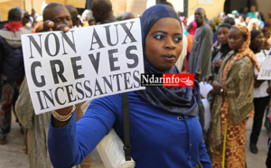 Vidéo - A Saint-Louis les populations manifestent contre les grèves répétitives des syndicats de la Santé