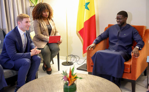 Abidjan/ Investiture du Président Alassane Ouattara : le Président de la République a accordé une audience à M. Jacob Helberg, Sous-secrétaire d’État américain aux Affaires économiques, cet après-midi