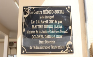 Photos de l'Inauguration du Centre médico-social de l'Administration pénitentiaire du Camp pénal