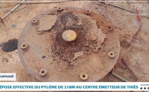 THIES: l’opération de dépose du pylône réussie (Photos)