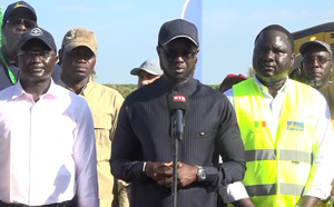 En déplacement en Casamance : Le Président Bassirou Diomaye Faye a procédé au lancement officiel des travaux d’entretien pluriannuels de la route Ziguinchor–Cap Skirring