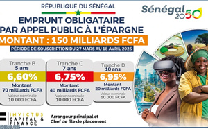 30 à 60 milliards FCfa : L’argent gagné autour des 4 004 milliards levés par le Sénégal en 2025