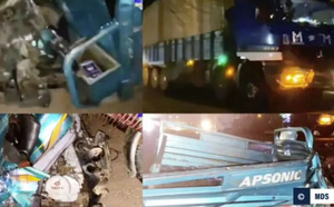 Drame sur la RN7 : deux morts dans une collision entre un tricycle et un camion