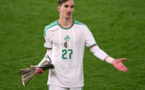 Algérie-RD Congo: "Je quitte le stade en larmes", l'émotion de Boulbina après son but salvateur