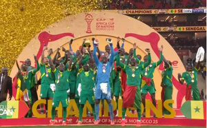 Le Sénégal bat le Maroc 1 but à 0 et sacré champion d’Afrique pour la deuxième fois