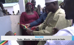 Mbacké : inauguration du marché central de Sadio