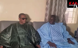 Thiès : Présentation de condoléances de Youssou Ndour, Pdg du Groupe Futurs Médias, chez El Hadj Assane Guèye, vendredi dernier
