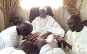 Les images de la visite d'Idrissa Seck à Touba à l'occasion du Magal de Kazu Rajab