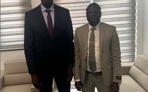 Audience : Cheikh Sène, Enseignant-Chercheur, reçu par le Ministre de l’Enseignement supérieur à l’Université Rose Dieng  Campus France Sénégal