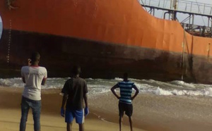 Libéria : Un pétrolier "fantôme" à destination de Dakar s’échoue sur la côte...