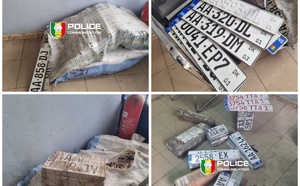 Un individu interpellé pour recel de matériel administratif et détention de plaques minéralogiques falsifiées