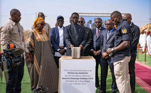 Pose de la première pierre de l’École des Avocats : Une étape historique franchie à Diamniadio