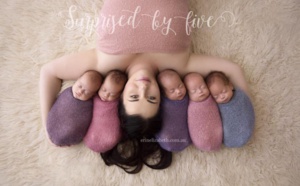 La jeune femme de 26 ans attend l’arrivée de ses quintuplés avec impatience. Aujourd’hui, les photos sont enfin là et elles sont vraiment sublimes!