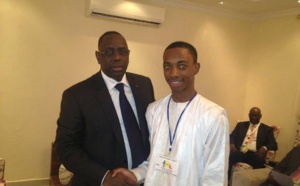 Le Président Macky Sall en compagnie de son neveu Mohamed Thimbo 