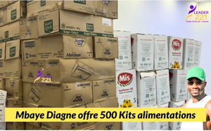 Pour le ramadan : Mbaye Diagne offre plus de 500 kits alimentaires, estimés à des millions aux populations