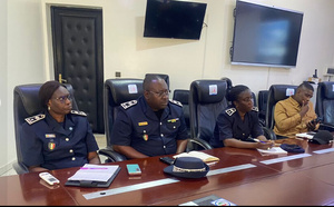 Photos : Le Contrôleur général de Police Abdoul Wahabou Sall, DG adjoint de la Police nationale (DGA), a reçu une délégation de Meta