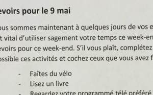 Une prof laisse une liste incroyable de devoirs à faire à ses élèves avant leurs examens... Ils n'auraient jamais imaginé ça possible !