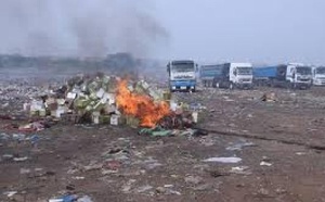 Incineration de plus de 7 tonnes de produits impropres à la consommation à Kolda