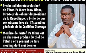 "Point Actu" corrige : Pr. Mary Teuw Niane bien présent à l’AG de la Coalition