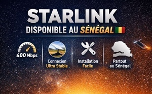 Starlink à vendre au Sénégal: Internet rapide et stable partout, plus de 100 kits Starlink sont actuellement disponibles