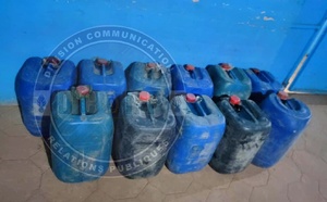 Médina Yoro Foulah : 330 litres d’essence saisis par la gendarmerie, un suspect en fuite