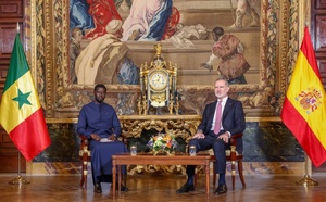 Diplomatie :  Le Président Bassirou Diomaye Faye reçu avec les honneurs au Palais royal de Madrid