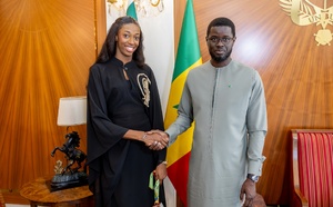 Diomaye Faye félicite Saly Sarr pour sa médaille mondiale