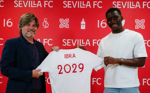 Mercato : Ibra Sow prolonge l’aventure avec le Sevilla FC jusqu’en 2029