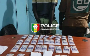 Thiès : la Police démantèle un réseau de faux-monnayeurs et saisit près de 3 millions en billets noirs