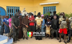Mbour : 34 migrants interceptés par la police après une tentative de traversée