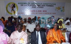 L'Assemblée générale de la plateforme des femmes "And Jéggo" en images