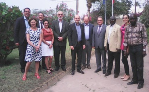 L’Ambassadeur de la Belgique à Dakar Philippe Colyn reçoit le Bourgmestre de Berchem Sainte-Agathe, Joël Riguelle