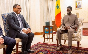 Nairobi : Bassirou Diomaye Faye échange avec le président du groupe Meridiam